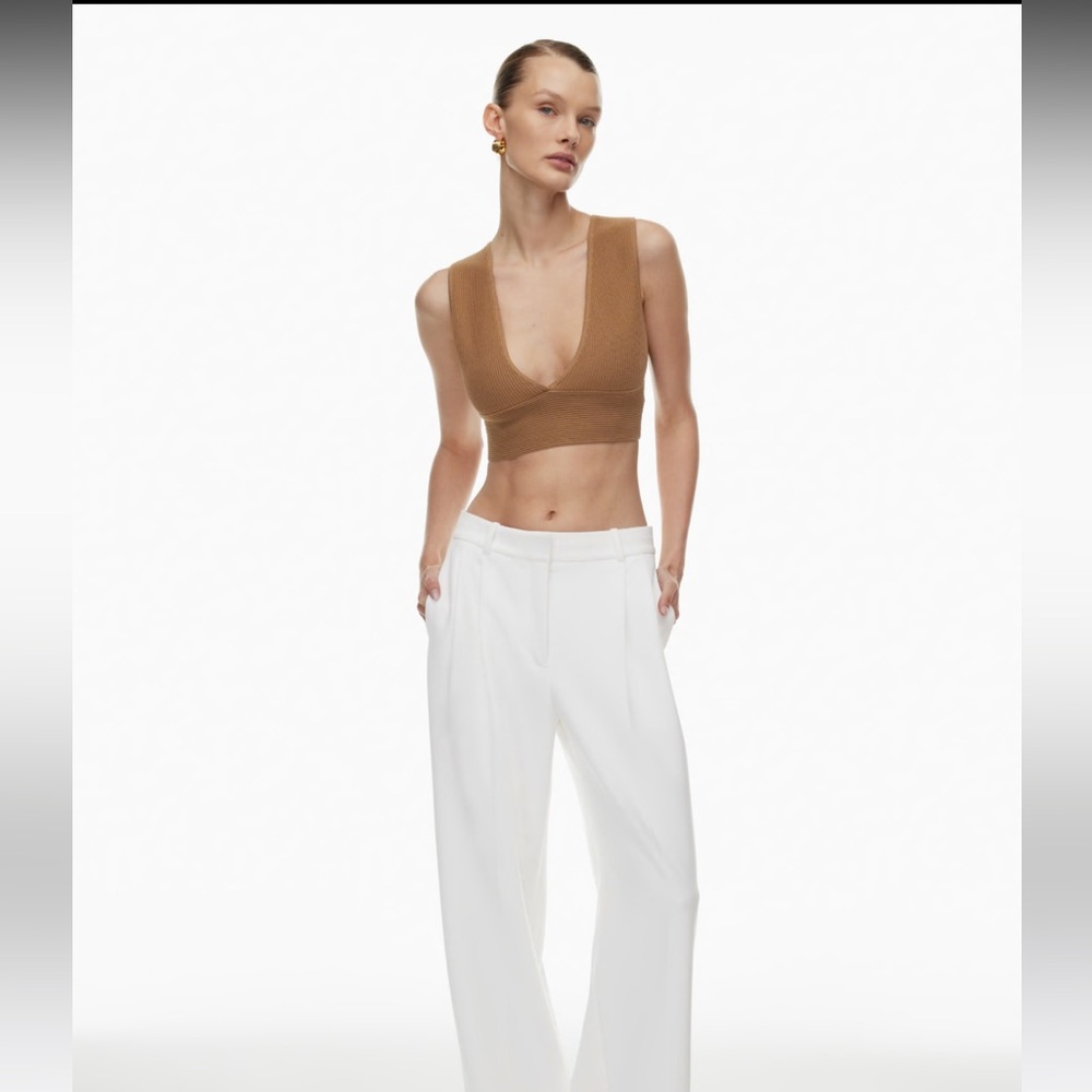 NWT- aritzia Babaton
Sculpt Knit Deep V Tank